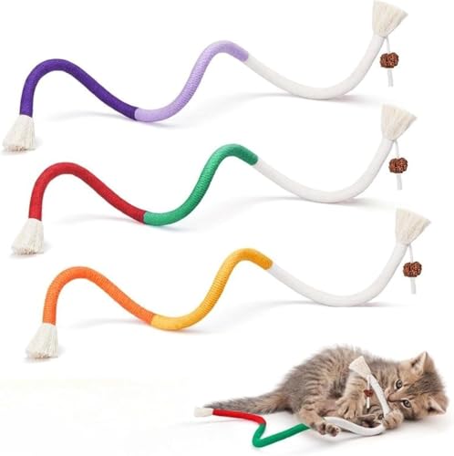 Endyniner Sellerie Pets Katzenkauseil, Meow-vo Kauseile für Katzen, Katzenminze-infundierte Bio-Baumwolle, Kauseil Spielzeug für Katzen, sicheres Katzenminze-Spielzeug für Katzen, Seil-Kauspielzeug (3 Endyniner Sellerie Pets Katzenkauseil, Meow-vo Kauseile für Katzen, Katzenminze-infundierte Bio-Baumwolle, Kauseil Spielzeug für Katzen, sicheres Katzenminze-Spielzeug für Katzen, Seil-Kauspielzeug (3 von Endyniner