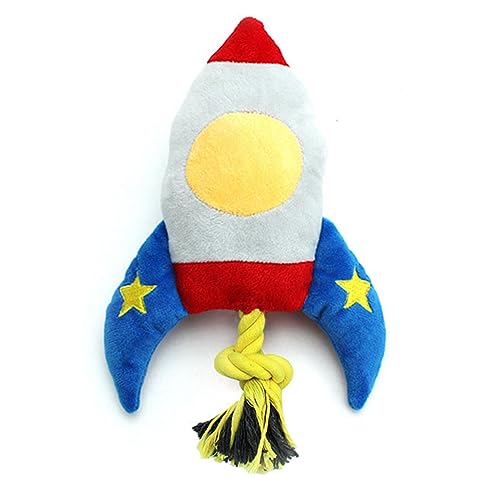 Enforose 2-in-1-Plüsch-Haustierspielzeug, quietschend, weich, bissfest, Zähneknirschen, ausgestopftes Haustier-Kauspielzeug mit Seilknoten für große, mittelgroße und kleine Hunde, Enforose 2-in-1-Plüsch-Haustierspielzeug, quietschend, weich, bissfest, Zähneknirschen, ausgestopftes Haustier-Kauspielzeug mit Seilknoten für große, mittelgroße und kleine Hunde, von Enforose