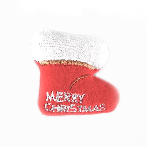 Enforose Quietschspielzeug für Hunde, weiches Plüschtier, Weihnachtsthema, Bezauberndes, feines Nähen, bissfestes Stofftier für Haustiere, um sie zu beschäftigen (Type 5) von Enforose