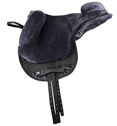 Engel Reitsport | Lammfell Fellsattel FELLSA-R2-ANT Englisch anthrazit grau Engel Reitsport | Lammfell Fellsattel FELLSA-R2-ANT Englisch anthrazit grau von Engel Reitsport