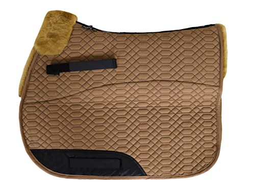Engel Reitsport | SCHABRA1-VSS-CAM-CAM | Schabracke | Steppstoff | Lammfell im Sattelbereich | Half Lined | Fellkranz vorne | Vielseitigkeit | Stoff Camel Fell Camel von Engel Reitsport