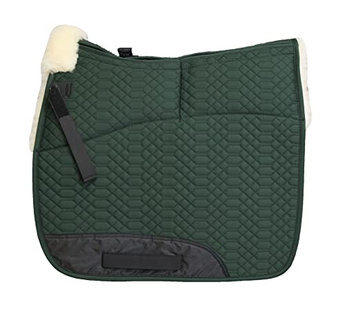 Engel Reitsport | SCHABRA1AP-D-GRU-MED | Schabracke | Aufpolster Korrektur | Steppstoff | Lammfell im Sattelbereich | Half Lined |Fellkranz vorne | Dressur | Stoff grün Fell med. Engel Reitsport | SCHABRA1AP-D-GRU-MED | Schabracke | Aufpolster Korrektur | Steppstoff | Lammfell im Sattelbereich | Half Lined |Fellkranz vorne | Dressur | Stoff grün Fell med. von Engel Reitsport