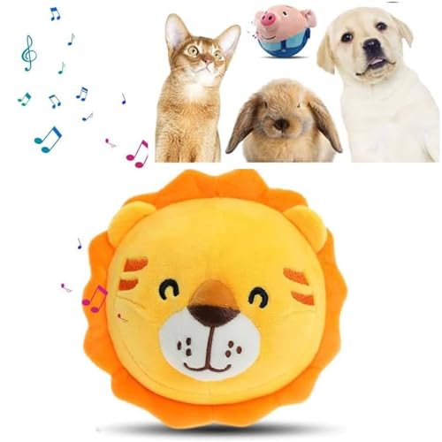 Enitmor Interaktives Hundespielzeug, 2025 Aktives Bewegendes Haustier-Plüschtier, Magic Ball für Hunde, Hundeball Sprechendes und Wiederholendes Lustiges Stofftier (D) von Enitmor