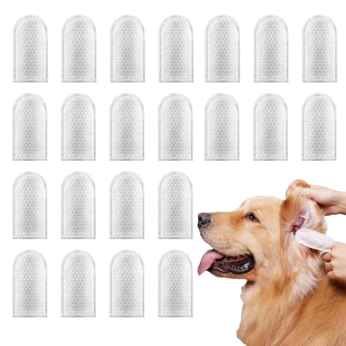 EnixwH 50 Stück Ohrpflege Finger Pads für Hunde, Ohrreiniger für Hunde, Praktischer Ohrenreiniger Hund, Hunde Ohrenreiniger für Die Ohrenhygiene, Sanfter Ohrenreiniger Zur Pflege & Reinigung EnixwH 50 Stück Ohrpflege Finger Pads für Hunde, Ohrreiniger für Hunde, Praktischer Ohrenreiniger Hund, Hunde Ohrenreiniger für Die Ohrenhygiene, Sanfter Ohrenreiniger Zur Pflege & Reinigung von EnixwH