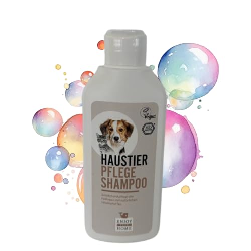 Enjoy Your Home - Sensitives & duftendes Hundeshampoo, 250 ml, gegen Geruch und Juckreiz, für liebevolle Fürsorge, Besonders geeignet für Langhaar und weißes Fell. von Enjoy your Home