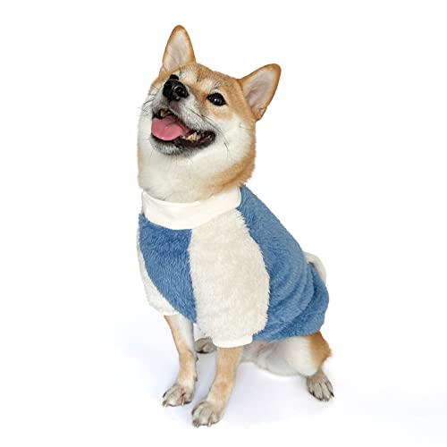 Enjoying Hundepullover für Haustiere, Katzen, warm, weich, für den Winter, mittelgroße Hunde, kaltes Wetter, Sweatshirt (XL, Blau) von Enjoying