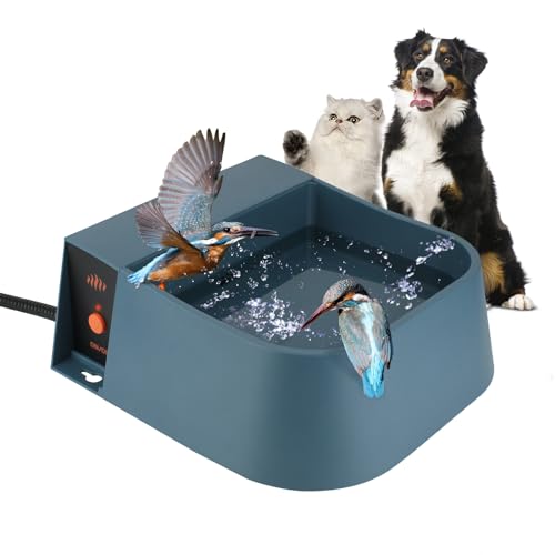 Enjoying Winter Trinkbrunnen für Hunde Eis Freie Haustier Schüssel für Trinkwasser in eiskaltem Wetter Automatischer Hundenapf Wassernapf von Enjoying