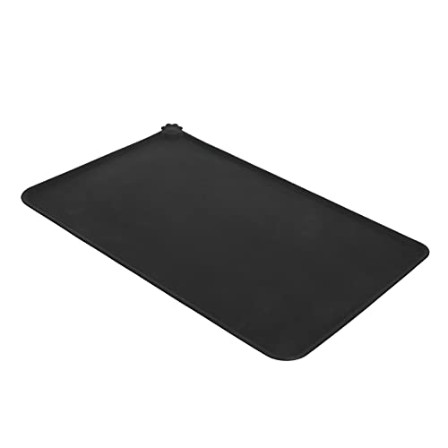 Entatial Tischset, stabiles Futterteller-Tischset für die Küche für Zuhause(Schwarz) von Entatial