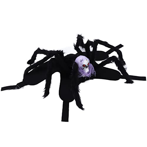 Halloween Spinnenkostüm, Bequeme Hundekatze Halloween Spinnenkostüm Simulation für Hunde für Katzen(Violett, m) von Entatial