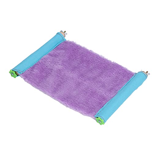 Sittichbett, leicht zu reinigen und zu verwenden, ist EIN guter Ort zum Schlafen und Ausruhen für Haustiere. Tragbar Einfach zu bedienen für Chinchillas für Honiggleiter für Eichhörnchen(Violett) von Entatial