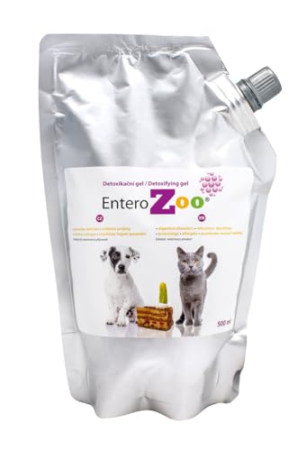 EnteroZoo Detoxikationsgel, 500 ml, Nahrungsergänzung für Hunde und Katzen, bei Verdauungsproblemen und Durchfall EnteroZoo Detoxikationsgel, 500 ml, Nahrungsergänzung für Hunde und Katzen, bei Verdauungsproblemen und Durchfall von EnteroZoo