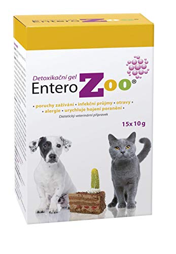 EnteroZoo Entgiftungsgel - 15x 10g Portionstüten I bei Vergiftung, schlechter Verdauung oder Durchfall für Hunde und Katzen EnteroZoo Entgiftungsgel - 15x 10g Portionstüten I bei Vergiftung, schlechter Verdauung oder Durchfall für Hunde und Katzen von EnteroZoo