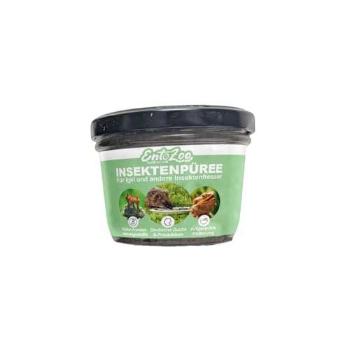 EntoZoo Insektenpüree im Glas für alle Insektenfresser - Igelfutter - 100% Schwarze Soldatenfliege Larven, 24 x 170g EntoZoo Insektenpüree im Glas für alle Insektenfresser - Igelfutter - 100% Schwarze Soldatenfliege Larven, 24 x 170g von EntoZoo