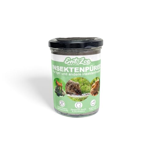 EntoZoo Insektenpüree im Glas für alle Insektenfresser - Igelfutter - 100% Schwarze Soldatenfliege Larven, 6 x 370g EntoZoo Insektenpüree im Glas für alle Insektenfresser - Igelfutter - 100% Schwarze Soldatenfliege Larven, 6 x 370g von EntoZoo
