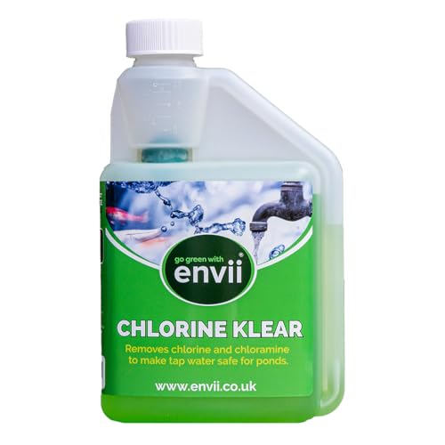 Envii Chlorine Klear – Gartenteich Chlor Entferner und Wasseraufbereiter für Teich Wasser und Aquarien 500ml Envii Chlorine Klear – Gartenteich Chlor Entferner und Wasseraufbereiter für Teich Wasser und Aquarien 500ml von Envii