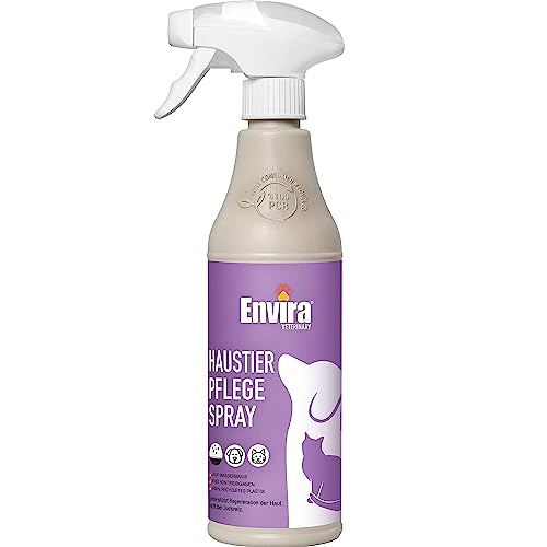 Envira Haustierpflege Spray für Hunde & Katzen - Pflegt & reinigt das Fell, unterstützt die Wundheilung der Haut & hilft bei Juckreiz - 500 ml von Envira