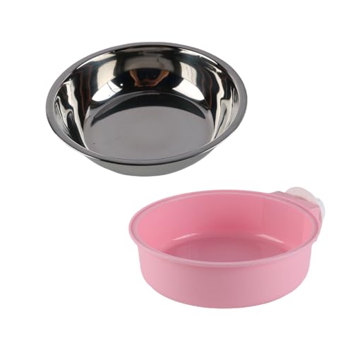 Enwye 2-in-1-Wassernapf für Hundeboxen zum Anklipsen mit Bolzenbefestigung für Hunde, Katzen, Kaninchen, Vögel, Hamster und Kleintiere. Hängende Trinklösung für Haustiere. Enwye 2-in-1-Wassernapf für Hundeboxen zum Anklipsen mit Bolzenbefestigung für Hunde, Katzen, Kaninchen, Vögel, Hamster und Kleintiere. Hängende Trinklösung für Haustiere. von Enwye