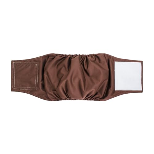 Enwye Waschbare Windeln für Rüden, Inkontinenzverband für große Erwachsene Hunde, XL, 68 x 24 cm, Braun Enwye Waschbare Windeln für Rüden, Inkontinenzverband für große Erwachsene Hunde, XL, 68 x 24 cm, Braun von Enwye