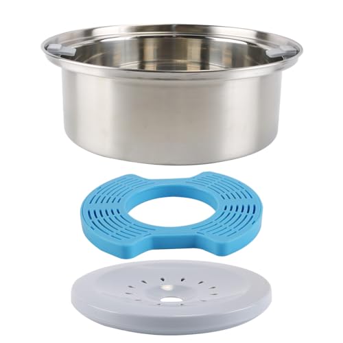 Enwye Wassernapf Für Hunde, Auslaufsicher, Für Hunde, Großes Fassungsvermögen, Langsames Trinken, Spritzwassergeschützt, Kein Durcheinander, Rutschfest, Für Welpen, Katzen Und Haustiere von Enwye