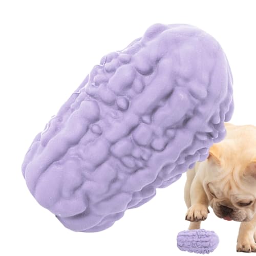 Eoixuqba Leckerli-Spender-Hundespielzeug,Hunde-Leckerli-Spender-Spielzeug - Welpenspielzeug in Bitterkürbisform zum Zahnen | Hundespielzeug aus Gummi für Aggressive Kauer, große und mittelgroße Hunde Eoixuqba Leckerli-Spender-Hundespielzeug,Hunde-Leckerli-Spender-Spielzeug - Welpenspielzeug in Bitterkürbisform zum Zahnen | Hundespielzeug aus Gummi für Aggressive Kauer, große und mittelgroße Hunde von Eoixuqba