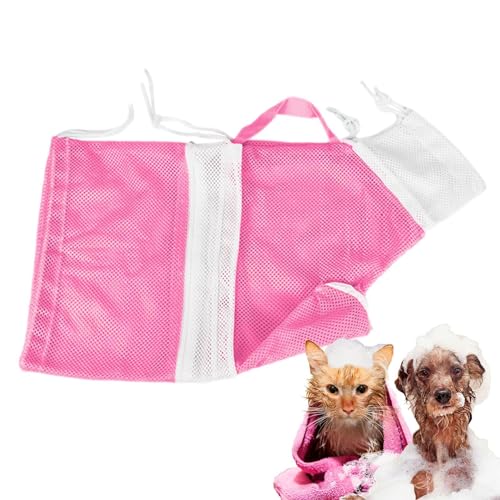 Eoixuqba Multifunktionale Katzenduschtasche, verstellbare Katzenduschtasche - Atmungsaktive Badetasche für Katzen,Badetasche für die Tierpflege mit Lockerem, verstellbarem Design für einfaches und Eoixuqba Multifunktionale Katzenduschtasche, verstellbare Katzenduschtasche - Atmungsaktive Badetasche für Katzen,Badetasche für die Tierpflege mit Lockerem, verstellbarem Design für einfaches und von Eoixuqba