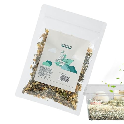 Eoixuqba Natürliche Hamster-Bettwäsche – kreative Blumendekoration für Haustierkäfige, natürlicher getrockneter , Geruchskontrolle, Hamster-Bettwäsche, Lebensraum-Dekoration Eoixuqba Natürliche Hamster-Bettwäsche – kreative Blumendekoration für Haustierkäfige, natürlicher getrockneter , Geruchskontrolle, Hamster-Bettwäsche, Lebensraum-Dekoration von Eoixuqba