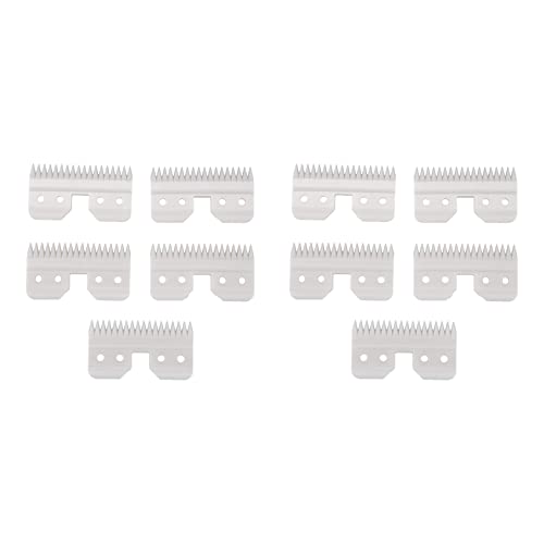 Eoslcusmvl 18 Zähne 10 Teile/Los Pet Clipper Keramik Bewegliche Klinge Standard A5 Klingen Größe und Langlebig von Eoslcusmvl