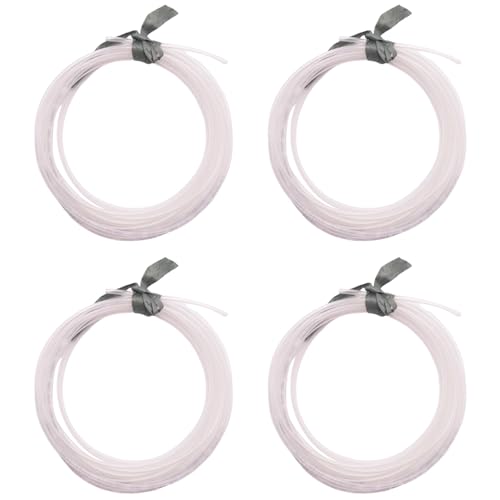 Eoslcusmvl 4X Transparent 4 Meter 13.1Ft 4mm X 2.5 mm Pneumatische Polyurethan Luftschlauch von Eoslcusmvl
