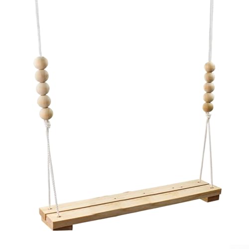 Hühnerschaukel aus Holz, 110 x 39,5 x 7 cm, höhenverstellbar, Sitzstange, Kiefernholz & Seilkletterspielzeug für mittelgroße und große Vögel, fördert natürliches Verhalten Hühnerschaukel aus Holz, 110 x 39,5 x 7 cm, höhenverstellbar, Sitzstange, Kiefernholz & Seilkletterspielzeug für mittelgroße und große Vögel, fördert natürliches Verhalten von EpheyFIF