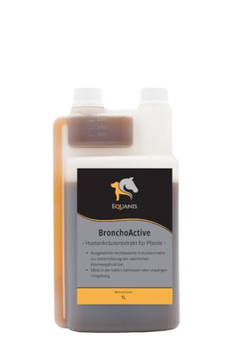 Equanis BronchoActive - Unterstützung der normalen Atemfunktion bei Pferden. Enthält wertvolle Kräuterextrakte aus Bronchialkräuter von Equanis