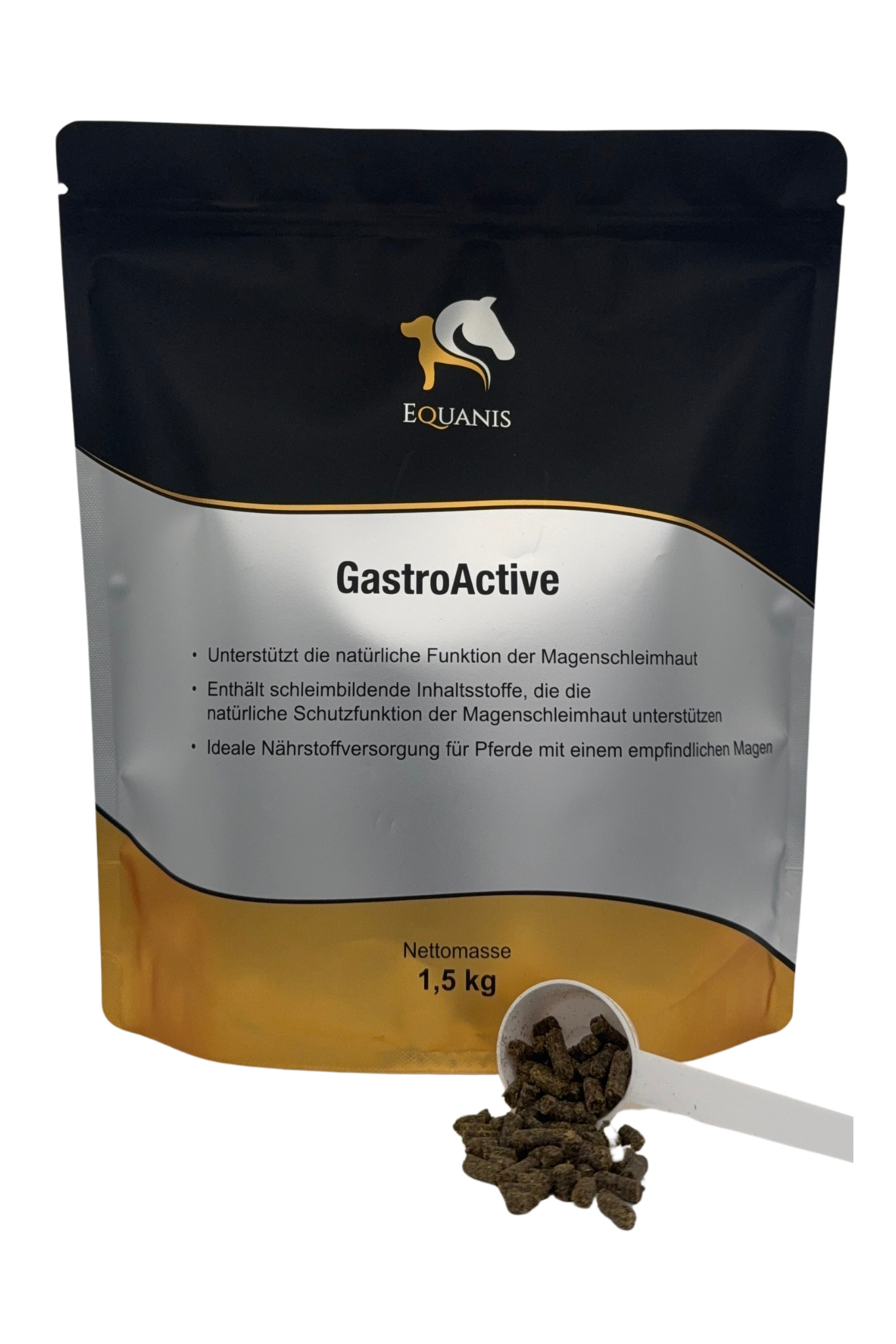Equanis GastroActive 1,5 kg Standbodenbeutel Für magenempfindliche Pferde Equanis GastroActive 1,5 kg Standbodenbeutel Für magenempfindliche Pferde von Equanis