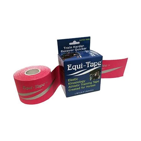 Equi-Tape Classic, Kinesiologie Tape für Pferde/Fell, 5mx5cm (pink) von Equi-Tape