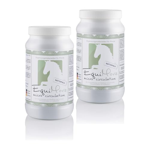 EquiMove Doppelpack | Micro Circulation (2 x 1,5 kg) - Ergänzungsfuttermittel zur Unterstützung von Blutfluss und Zirkulation | Mit Jiaogulan, exklusivem Nattophil und Arginin von EquiMove