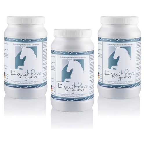 EquiMove Dreierpack | Gastro (3 x 1,5 kg) - Zur Unterstützung von Magen und pH-Wert | Mit Mineral-Algen (Lithothamnium) und Kamillenblüten-Extrakt von EquiMove