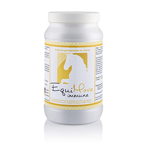 EquiMove Immune (1,5 kg) | für Immunsystem und Immunregulation | mit PEA, Reishi, ABM und Astragalus | auch für Pferde mit COPD, Allergie oder Ekzemen von EquiMove