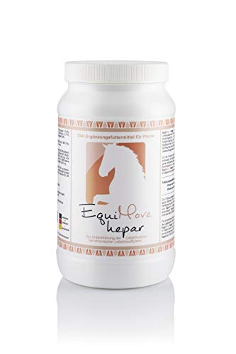 EquiMove Hepar (1,5 kg) - für Leber und Entgiftung - Mariendistel (Silymarin), Artischocke (Cynarin), LOLA (L-Ornithin-L-Aspartat), Löwenzahn, Cholin - tierärztlich entwickelt von EquiMove