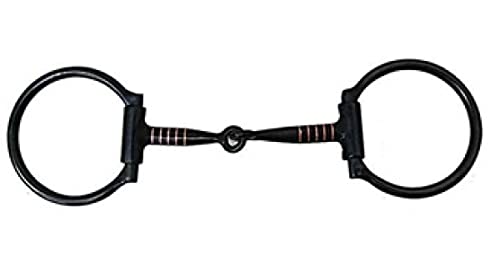 EquiSportsProducts Westerngebiss D-Ring Snaffle Bit - Sweet Iron - Copper Inlay (5,5'' (13,97 cm)) von EquiSportsProducts