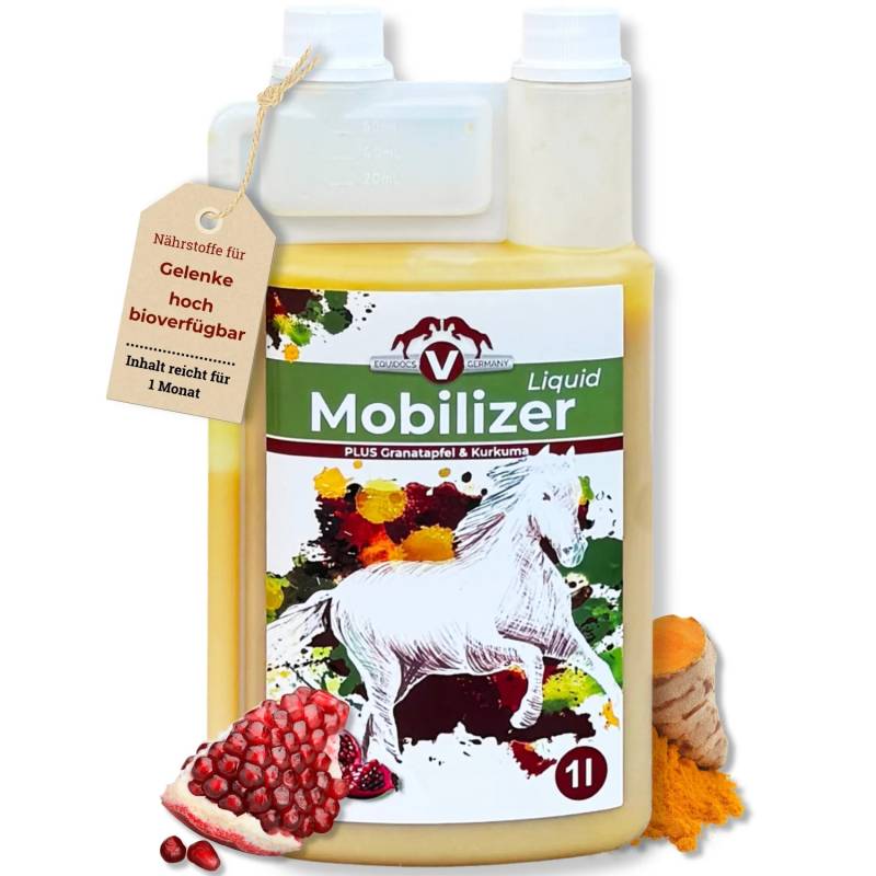 Equidocs Mobilizer Liquid 1000ml Flüssige Formel für beanspruchte Pferdegelenke Equidocs Mobilizer Liquid 1000ml Flüssige Formel für beanspruchte Pferdegelenke von Equidocs