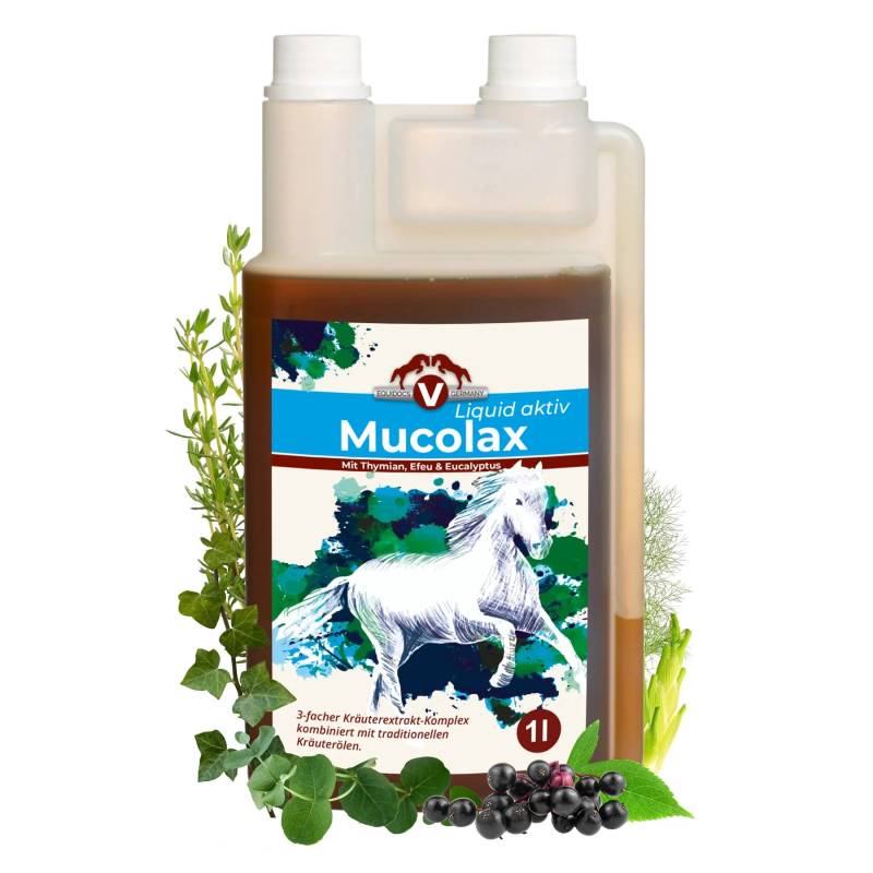 Equidocs Mucolax 1000 ml Für freie Atemwege bei witterungsbedingten Belastungen Equidocs Mucolax 1000 ml Für freie Atemwege bei witterungsbedingten Belastungen von Equidocs