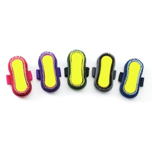 Equi-Softgrip Schwammbürste, Violett von Equiessentials