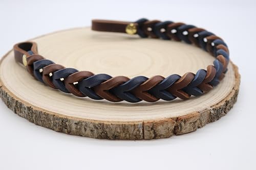 Equimour Konfigurierbarer Stirnriemen „Lederliebe Fettleder für Trense oder Kandare | Handgemacht in Deutschland | Reitzubehör personalisierbar | Geschenk für Reiterin & Pferdeliebhaber von Equimour