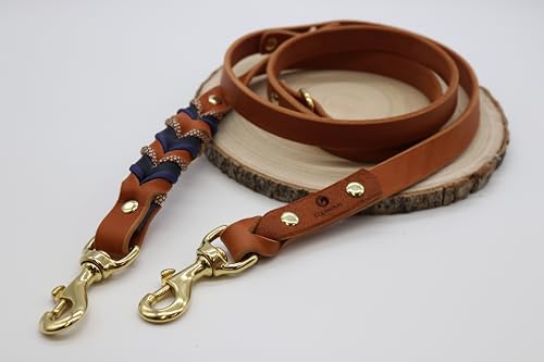Equimour Hundeleine „Ledertraum“ – konfigurierbar aus Fettleder & Paracord | Handgefertigt in Deutschland | Wunschlänge & Farbe | Robuste Leine für Hunde | Geschenk für Hundefreunde & Hundebesitzer Equimour Hundeleine „Ledertraum“ – konfigurierbar aus Fettleder & Paracord | Handgefertigt in Deutschland | Wunschlänge & Farbe | Robuste Leine für Hunde | Geschenk für Hundefreunde & Hundebesitzer von Equimour