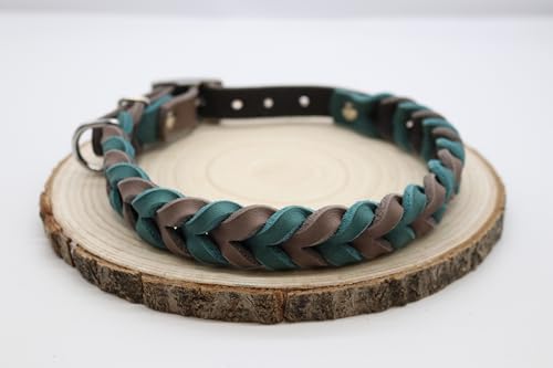 Equimour Hundehalsband „Lederliebe“ – konfigurierbar aus Fettleder | 100% Handgefertigt in Deutschland | Individuell anpassbar | Robustes Hundezubehör & Geschenk für Hundefreunde von Equimour