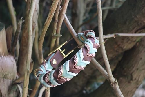 Equimour Hundehalsband „Ledertraum“ – konfigurierbar aus Fettleder & Paracord | Handgefertigt in Deutschland | Individuell anpassbar | Robustes Hundezubehör & Geschenk für Hundefreunde von Equimour