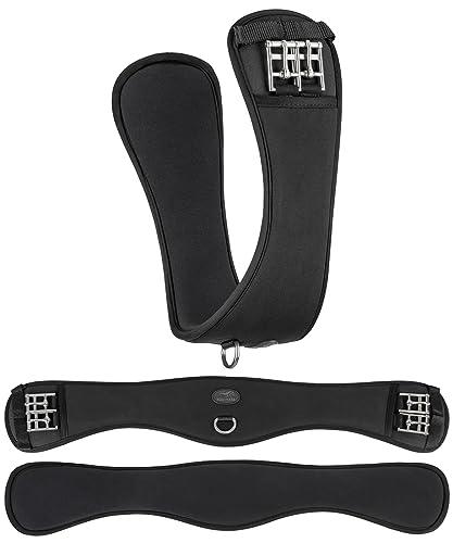 Equinate Kurzgurt Fremont mit 20mm Memory Foam 30cm - anatomischer Bauchgurt, Dressurgurt, Sattelgurt Schwarz Equinate Kurzgurt Fremont mit 20mm Memory Foam 30cm - anatomischer Bauchgurt, Dressurgurt, Sattelgurt Schwarz von Equinate