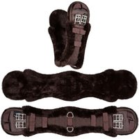 Equinate Kurzgurt Luke anatomisch mit synthetischem Lammfell braun 50 cm von Equinate