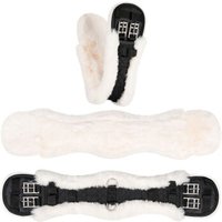 Equinate Kurzgurt Luke anatomisch mit synthetischem Lammfell naturfarben 70 cm von Equinate