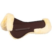 Equinate Lammfell Sattelkissen Spinefriend mit Wirbelsäulenfreiheit braun L von Equinate