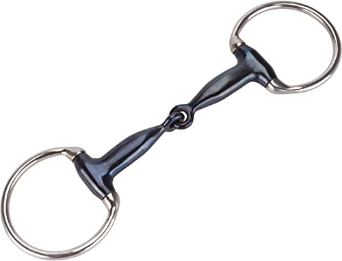 Equinate Olivenkopfgebiss Sweet Iron 16mm einfach gebrochen 11,5cm - Anatomisch geformt - fördert die Speichelbildung und REGT die Kautätigkeit an von Equinate