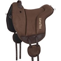 Equinate Reitpad Hamilton aus synthetischem Wildleder braun L Equinate Reitpad Hamilton aus synthetischem Wildleder braun L von Equinate